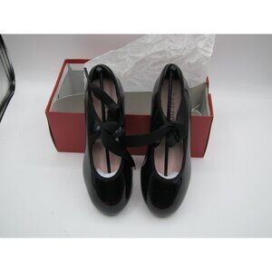 Capezio Jr Tyette Tap Shoe (N625C PAT) Black Size 12.5 W